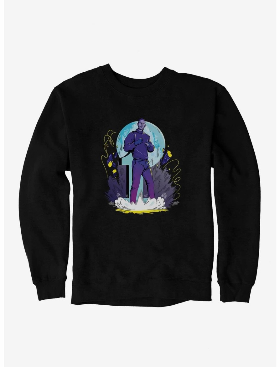 Sweaters And Cardigans * | Null Umbrella Academy Number One Explosion Sweatshirt