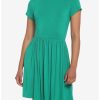 Dresses * | Hunivers Green Skater Dress