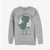 Sweaters And Cardigans * | Null Disney Pixar Toy Story Rex Nervous Sweatshirt