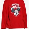 Sweaters And Cardigans * | Hunivers Her Universe Disney100 Mickey Mouse Club Vintage Varsity Cardigan