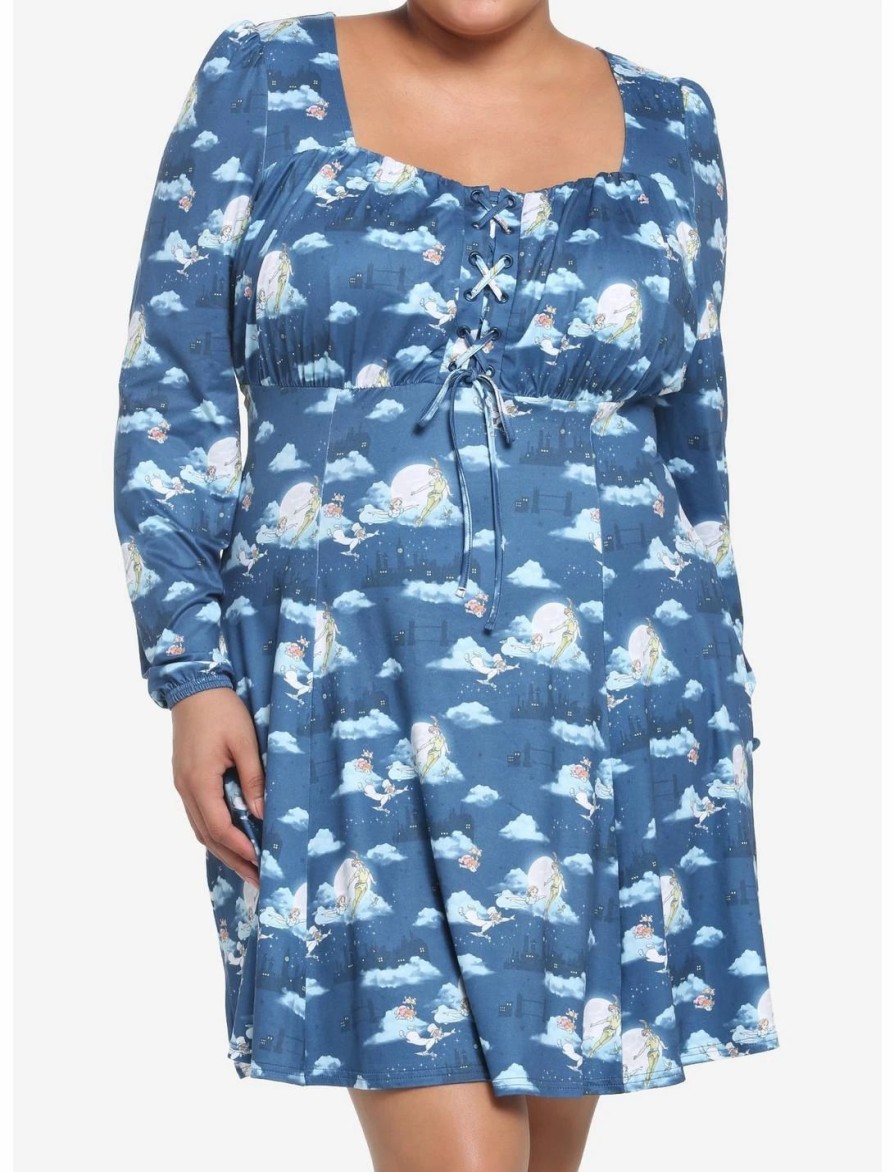 Dresses * | Hunivers Disney Peter Pan Sky Dress Plus Size