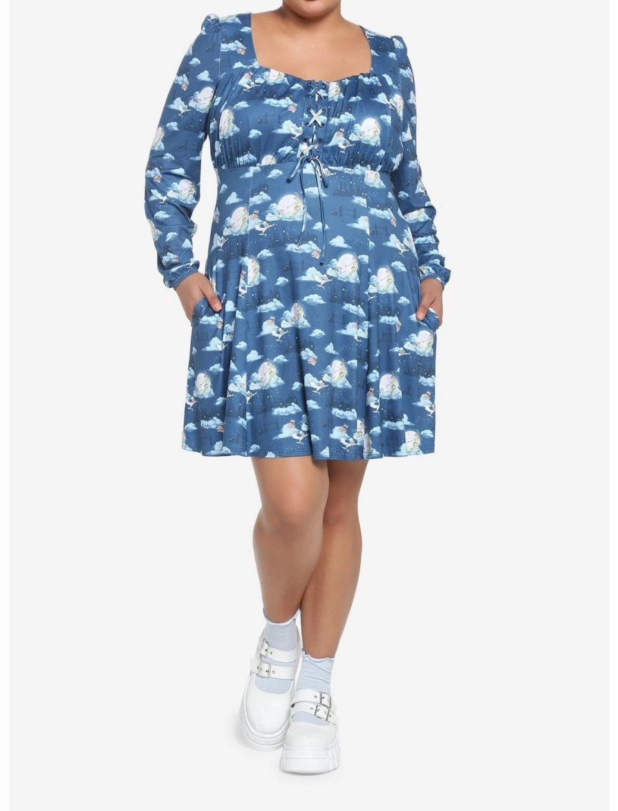 Dresses * | Hunivers Disney Peter Pan Sky Dress Plus Size