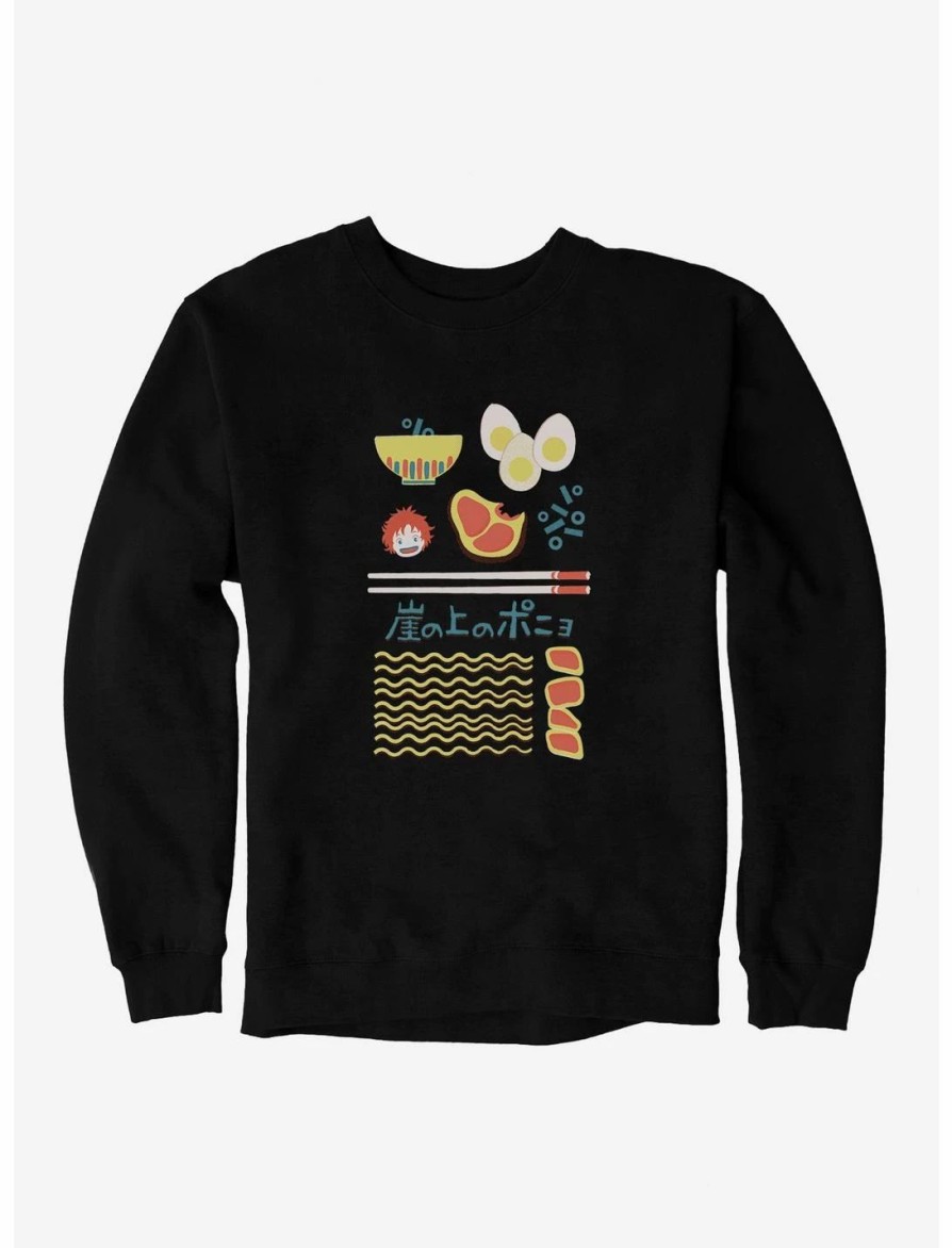 Sweaters And Cardigans * | Null Studio Ghibli Ponyo Ramen Essentials Sweatshirt