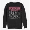 Sweaters And Cardigans * | Null Stranger Things Stranger Monochromatic Group Sweatshirt