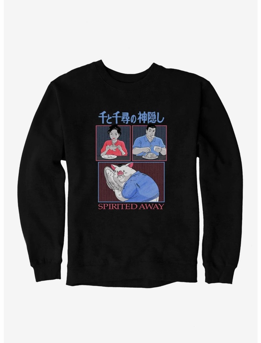 Sweaters And Cardigans * | Null Studio Ghibli Spirited Away Chicken Dishes Sweatshirt