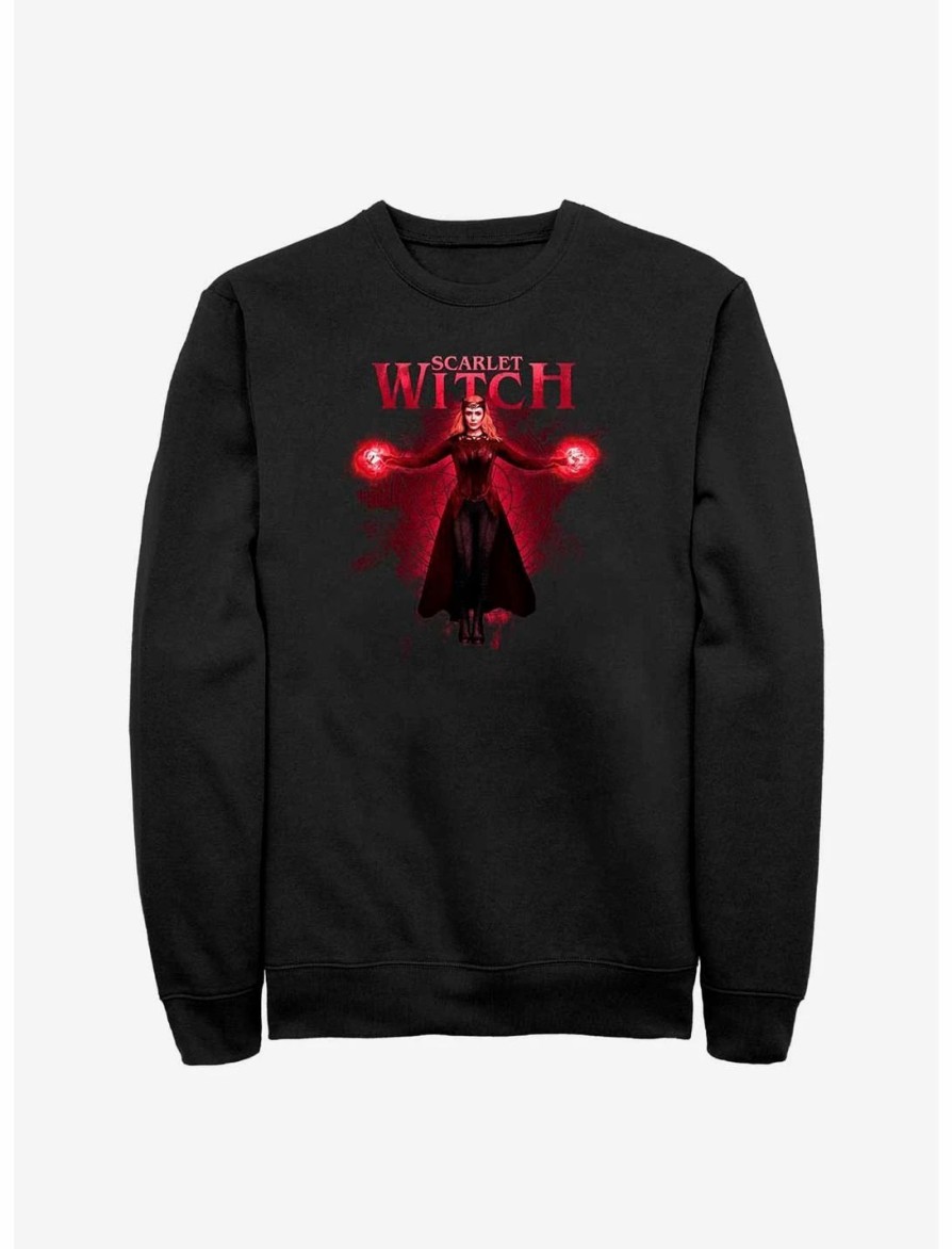 Sweaters And Cardigans * | Null Marvel Doctor Strange In The Multiverse Of Madness Scarlet Witch Splash Sweatshirt