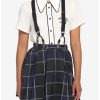 Bottoms * | Hunivers Harry Potter Ravenclaw Pleated Suspender Skirt