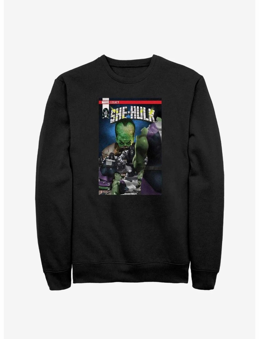 Sweaters And Cardigans * | Null Marvel She-Hulk Legacy Comic Sweatshirt