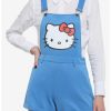 Bottoms * | Hunivers Hello Kitty Blue Shortalls