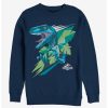 Sweaters And Cardigans * | Null Jurassic World Blue Dino Sweatshirt