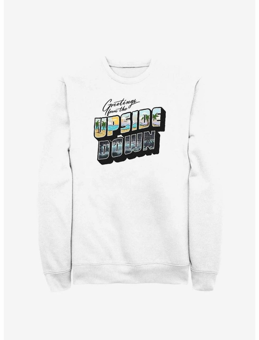 Sweaters And Cardigans * | Null Stranger Things Upside Down Postcard Sweatshirt