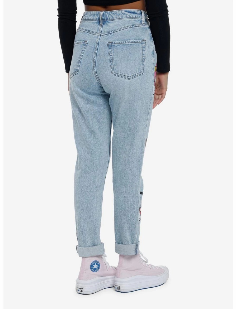 Bottoms * | Hunivers Hello Kitty And Friends Mom Jeans