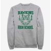 Sweaters And Cardigans * | Null Stranger Things Hawkins High School 1986 Sweatshirt