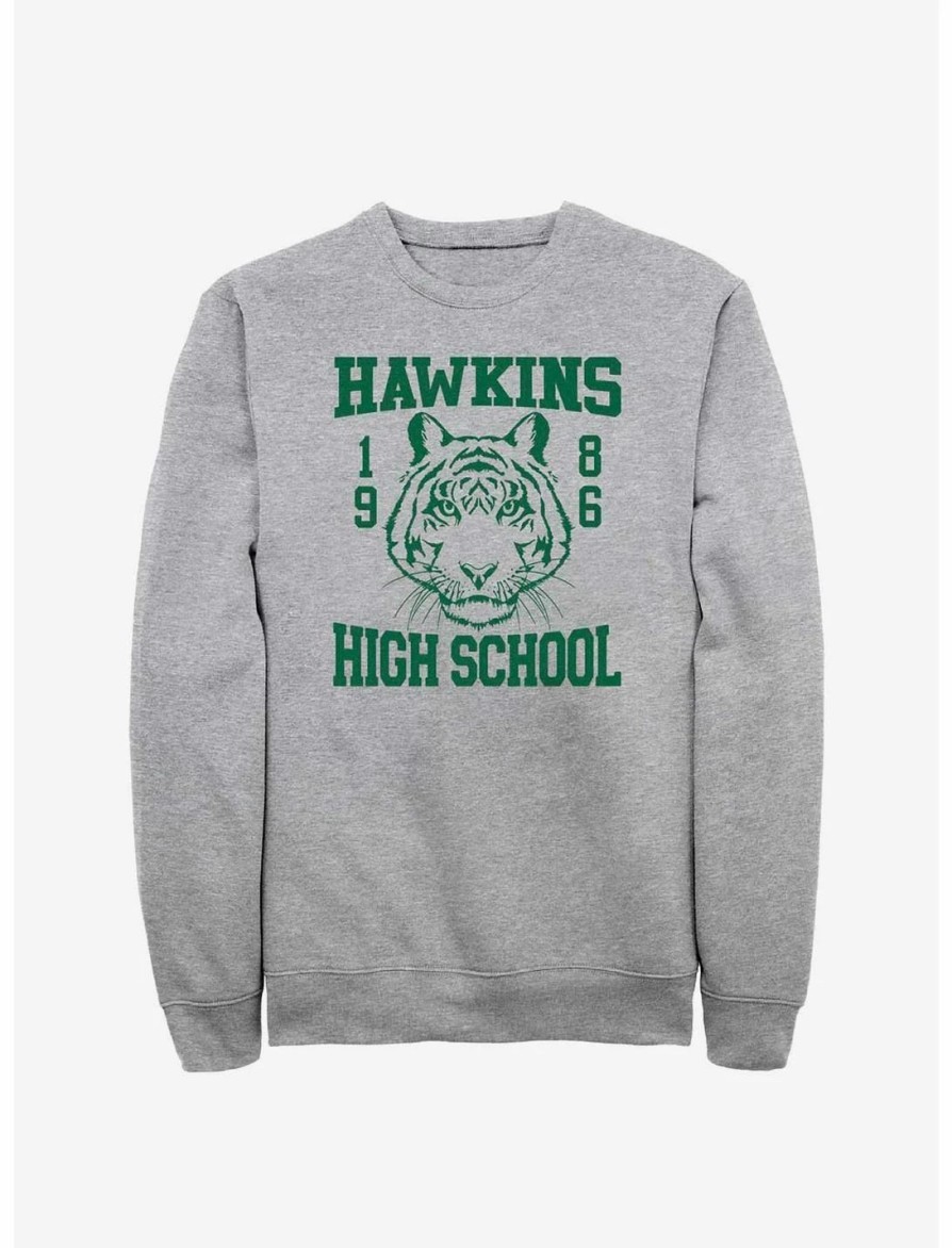 Sweaters And Cardigans * | Null Stranger Things Hawkins High School 1986 Sweatshirt