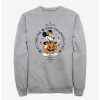 Sweaters And Cardigans * | Null Disney Mickey Mouse Time For Halloween Pumpkin Mickey Sweatshirt