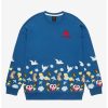 Hoodies And Sweatshirts * | Hunivers Disney Princess Snow White Embroidered Floral Sweatshirt